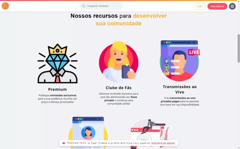 Sistema Para Criadores De Conteúdo Tipo Onlyfans