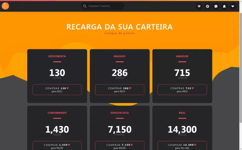 Sistema Para Criadores De Conteúdo Tipo Onlyfans