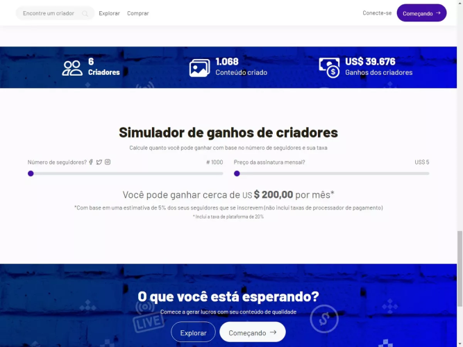 Sistema Para Criadores De Conteúdo Semelhante Onlyfans