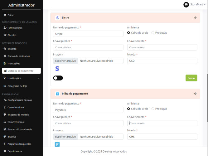 Construtor De Sites Comerciais Saas
