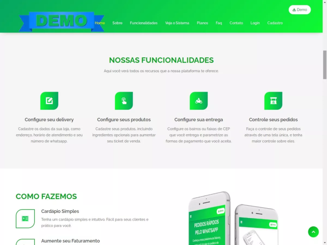 Plataforma de Delivery Multicardápios com Integração WhatsApp