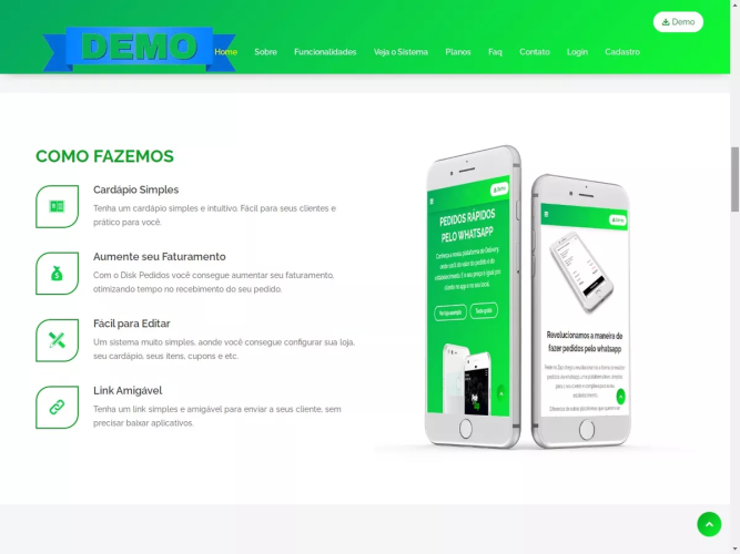 Plataforma de Delivery Multicardápios com Integração WhatsApp