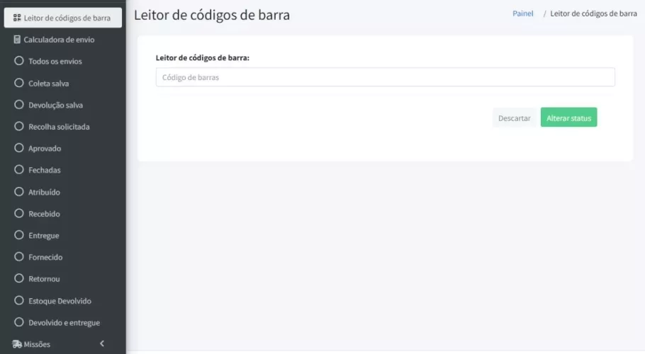 Sistema De Entrega E Rastreamento