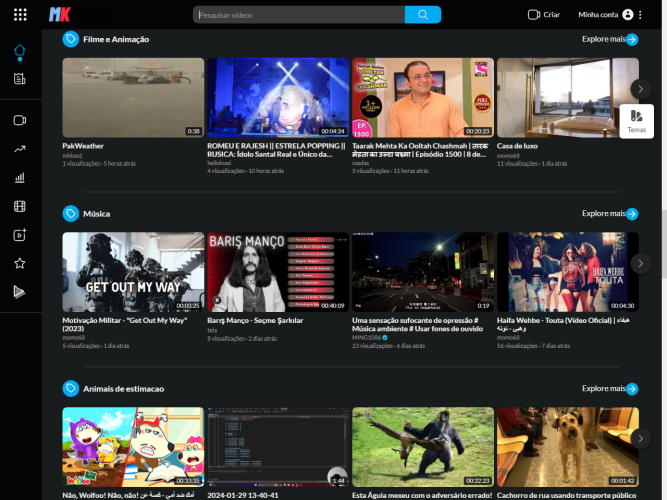 Sistema Para Plataforma de Vídeo