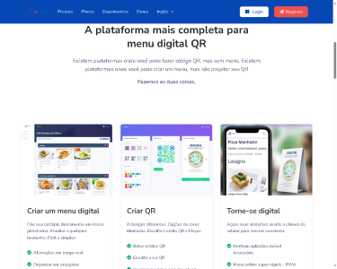 Cardápio Digital QR  SAAS 7