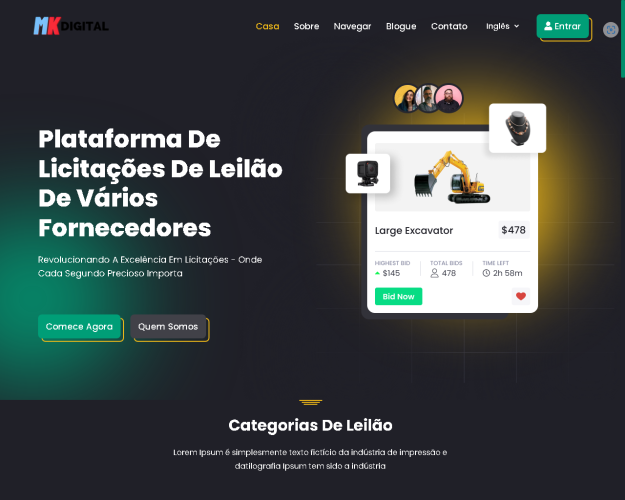Plataforma  Leilão