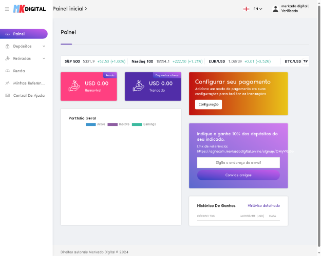 Plataforma De Investimento Online