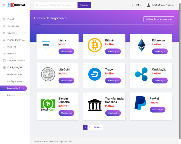 Plataforma De Investimento Online