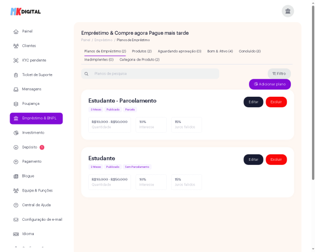 Sistema De Solução Financeira