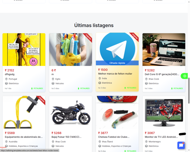 Script Para Classificados Marketplace Laravel