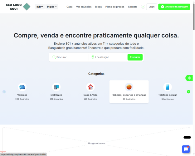 Script Para Classificados Marketplace Laravel