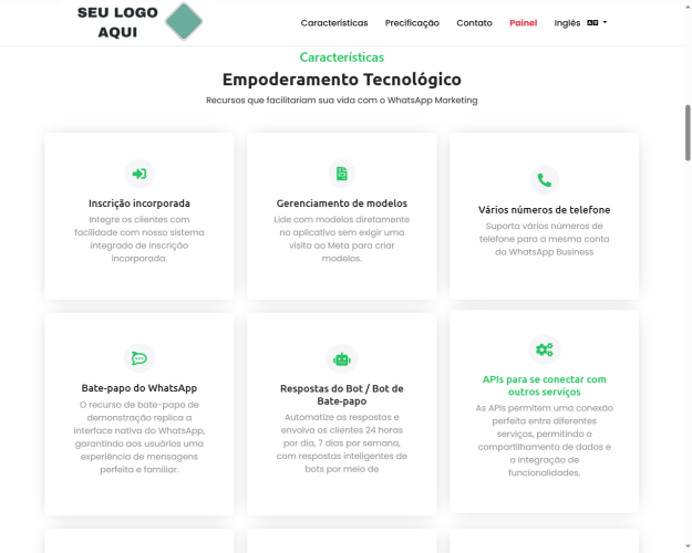 Plataforma de marketing para  WhatsApp