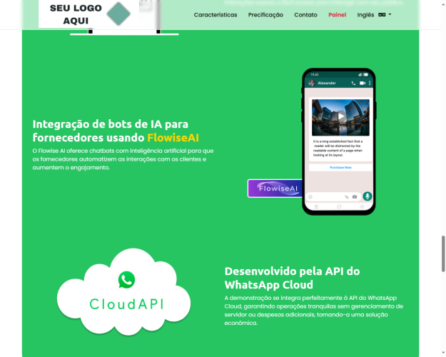 Plataforma de marketing para  WhatsApp