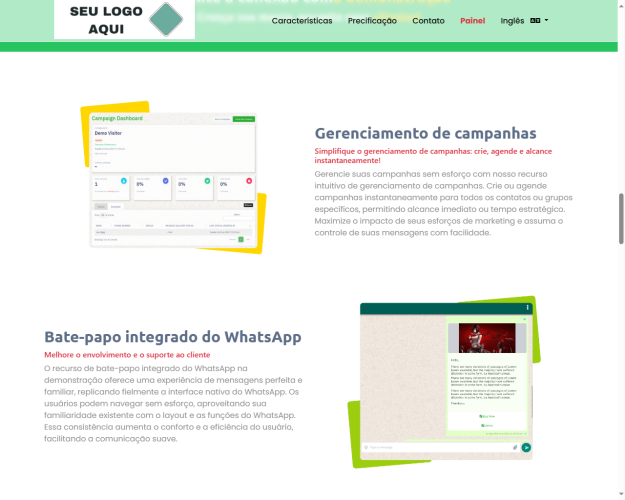 Plataforma de marketing para  WhatsApp