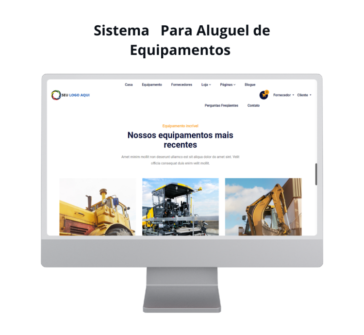 Sistema Para Aluguel De Equipamentos