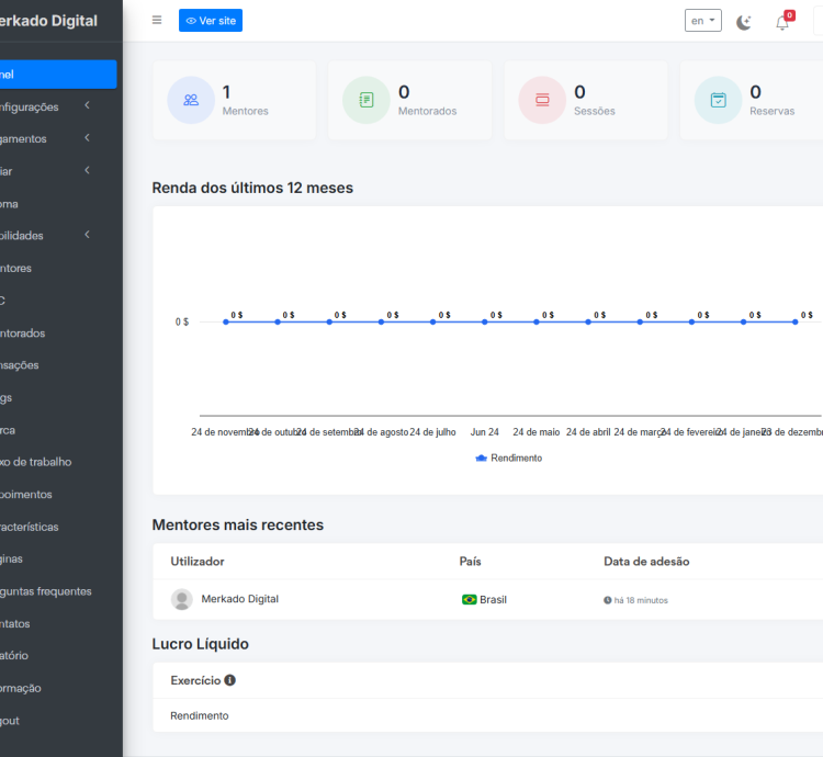 Sistema De Mentoria Online Saas