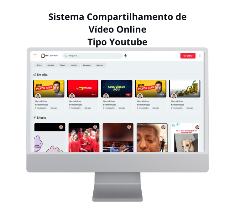 Sistema Compartilhamento De Vídeo Online Tipo Youtube