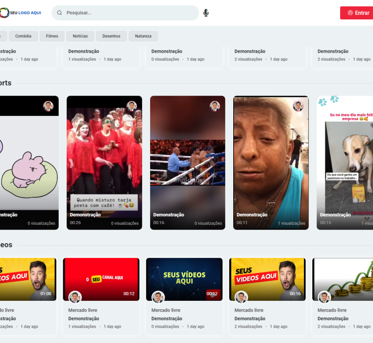 Sistema Compartilhamento De Vídeo Online Tipo Youtube