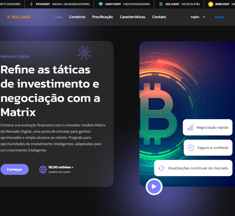 Sistema Para Investimentos Cripto Trading Vários Níveis Php