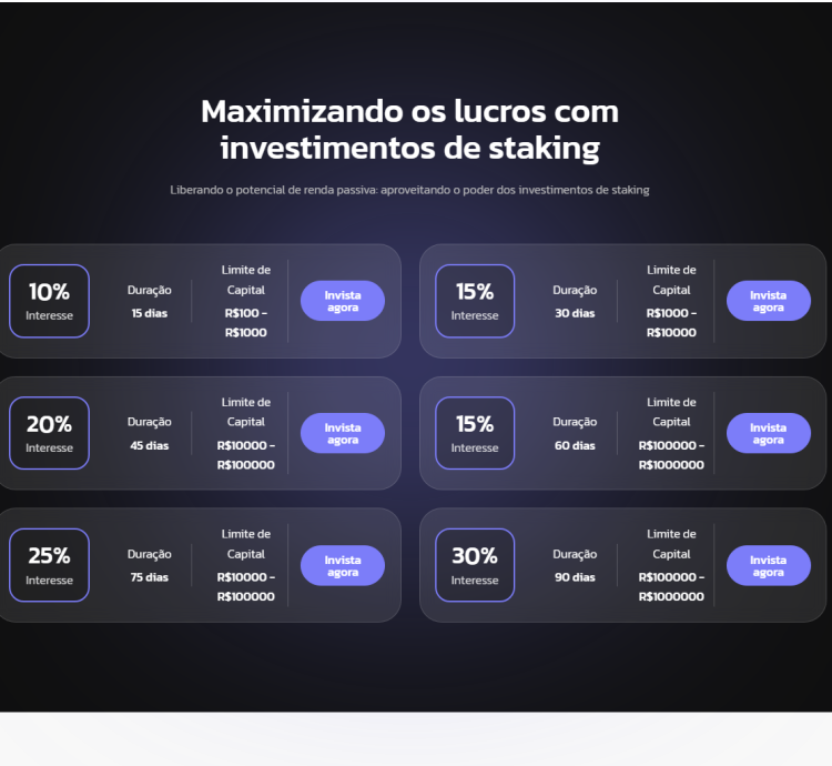 Sistema Para Investimentos Cripto Trading Vários Níveis Php