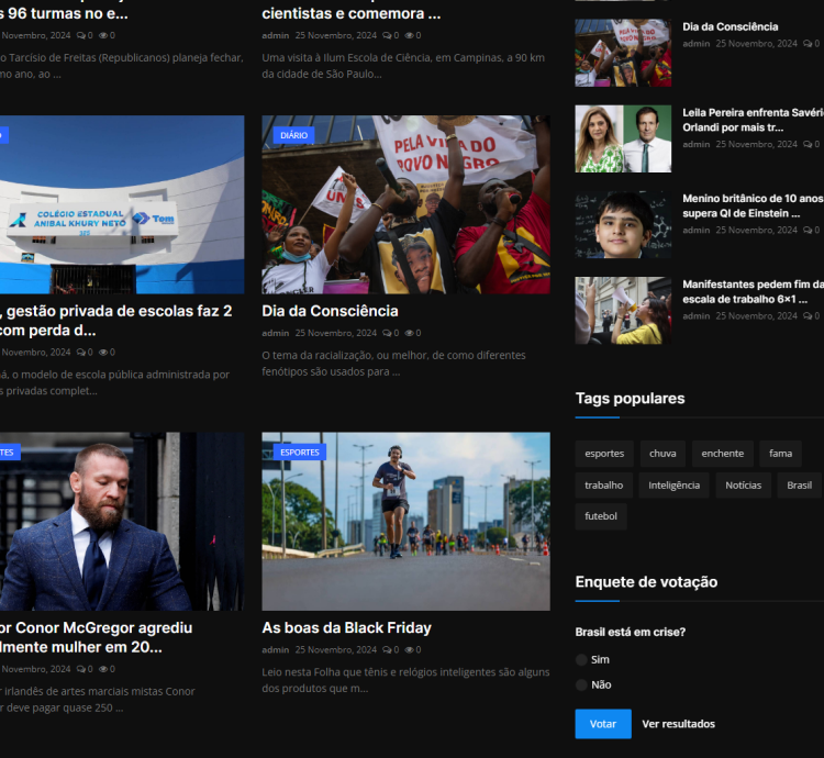 Sistema Para Site De Notícias