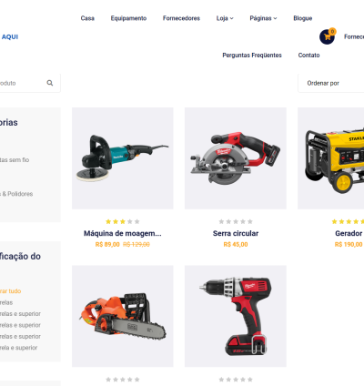 Sistema Para Aluguel De Equipamentos 9