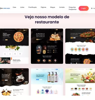 Sistema Criador Sites Para Restaurante E Lanchonete Php 7