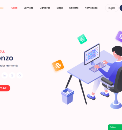 Sistema Construtor De Sites Portfolio Saas 8
