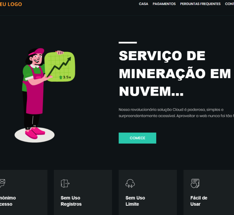 Sistema Para Mineração Dogecoin Retirada Automática