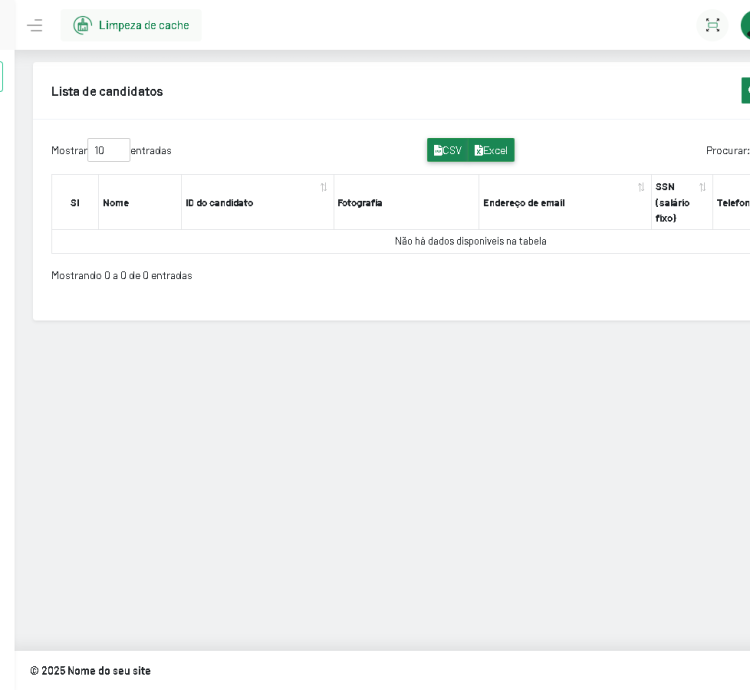 Sistema De Gestão De Recursos Humanos Sistema De Rh