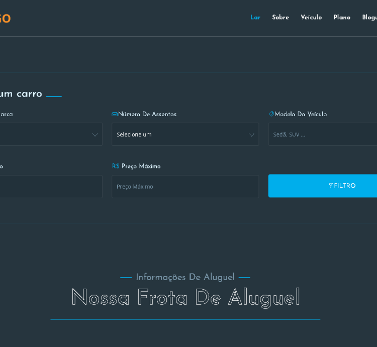 Sistema Para Aluguel de Veículos