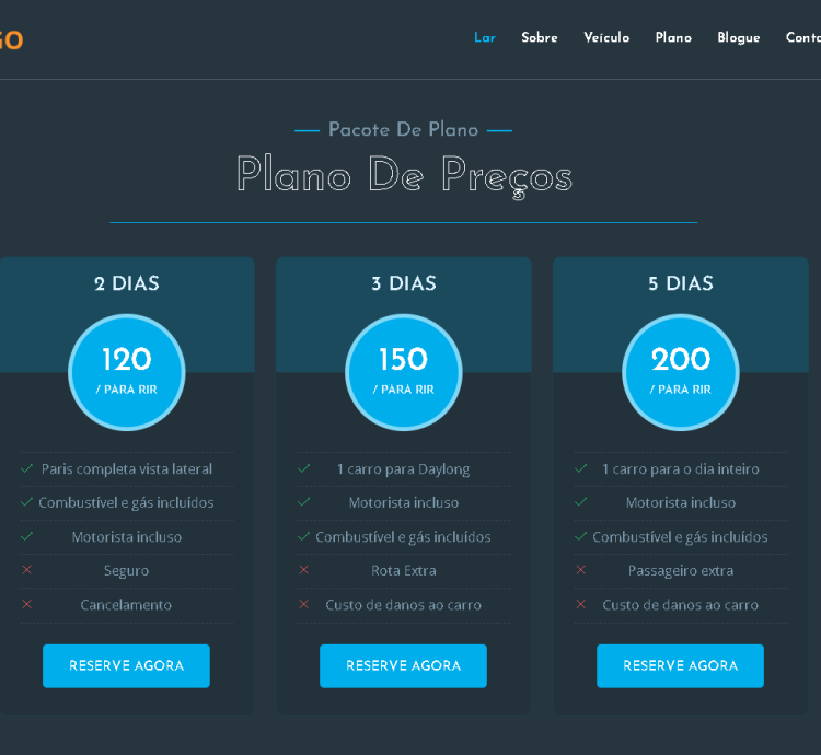 Sistema Para Aluguel de Veículos
