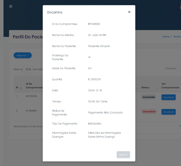 Sistema Para Reserva De Consultas Médicas Saas