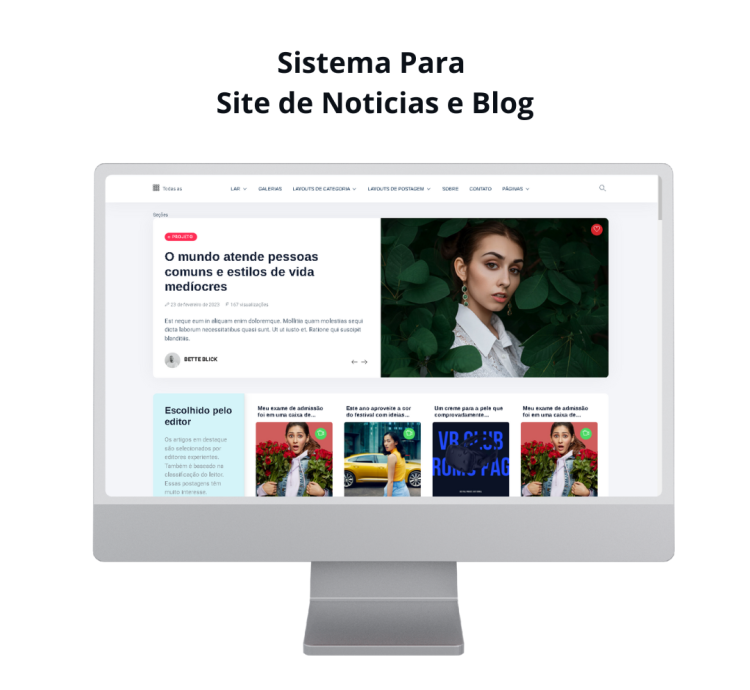 Sistema Para Site De Noticias E Blog