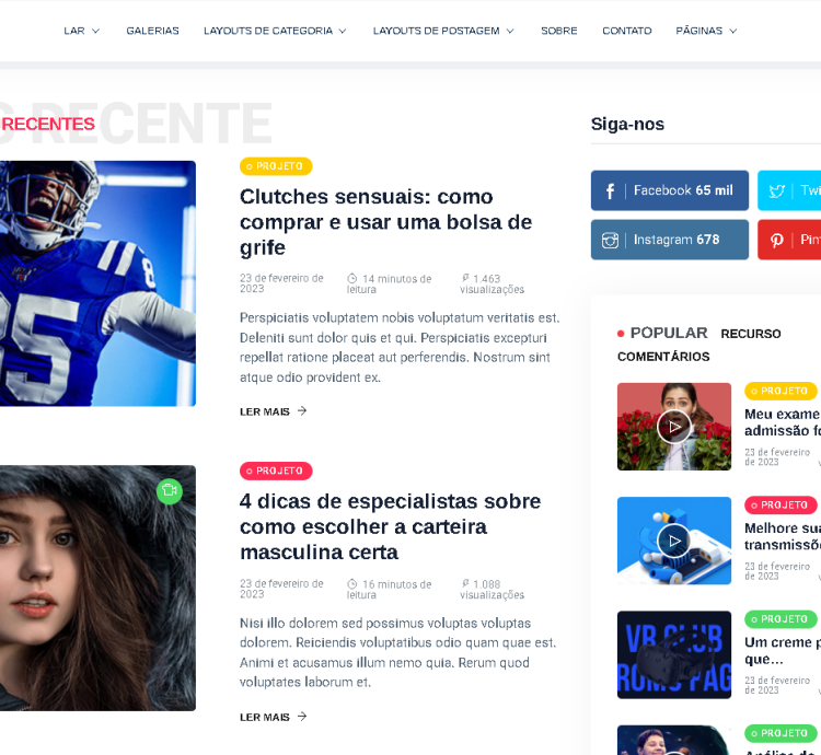 Sistema Para Site De Noticias E Blog