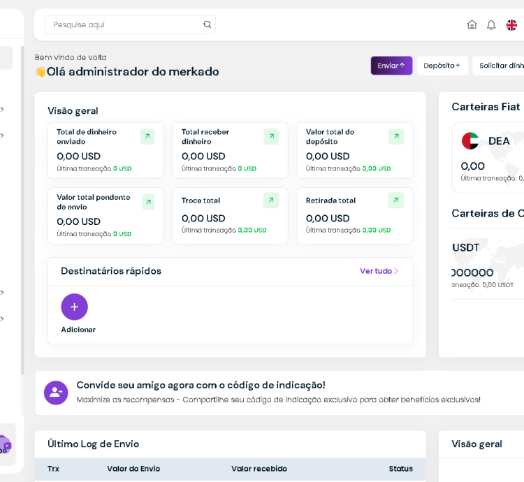 Sistema Para Negociação E Staking De Criptomoedas