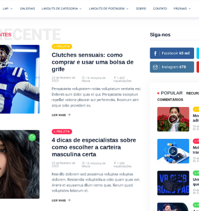 Sistema Para Site De Noticias E Blog 7