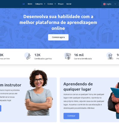 Sistema Para Ensino E Aprendizagem Online Cursos 8