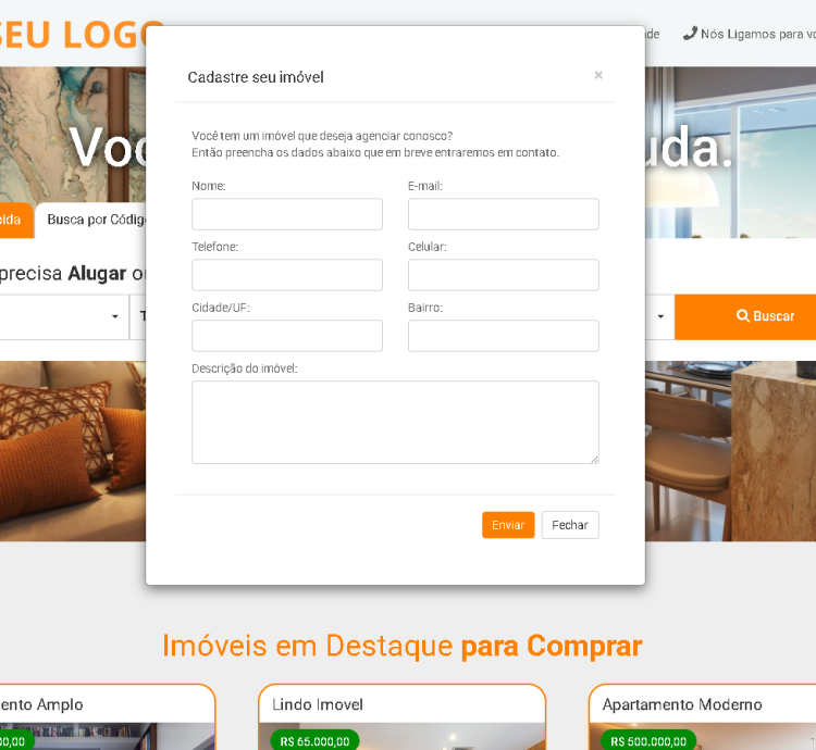 Sistema Para Imobiliárias Pronto Para Uso