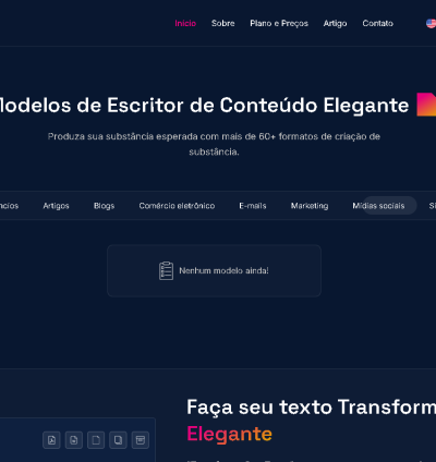 Gerador De Conteúdo Inteligência Artificial Saas 10