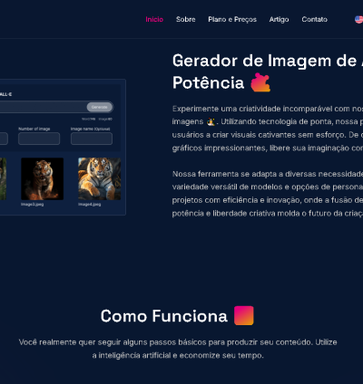 Gerador De Conteúdo Inteligência Artificial Saas 3