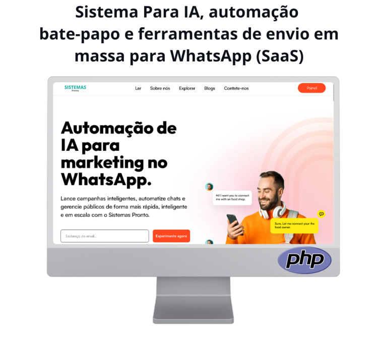 Marketing com IA | Automação de Chat e Envio em Massa no WhatsApp SaaS