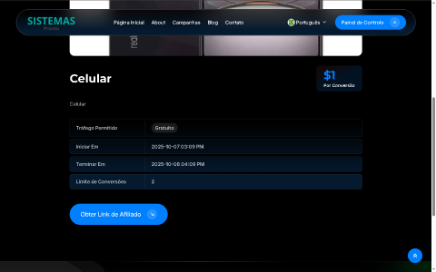 Script PHP Rede de Afiliados CPA 8