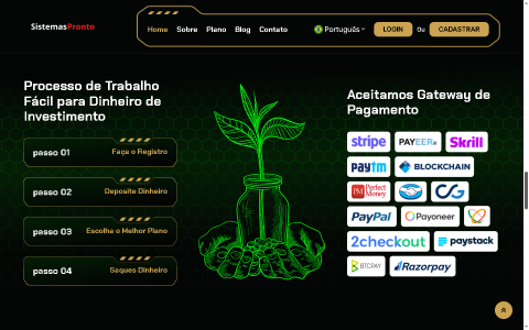 Sistema Completo de Investimento HYIP 7