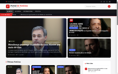 Script Portal De Noticias