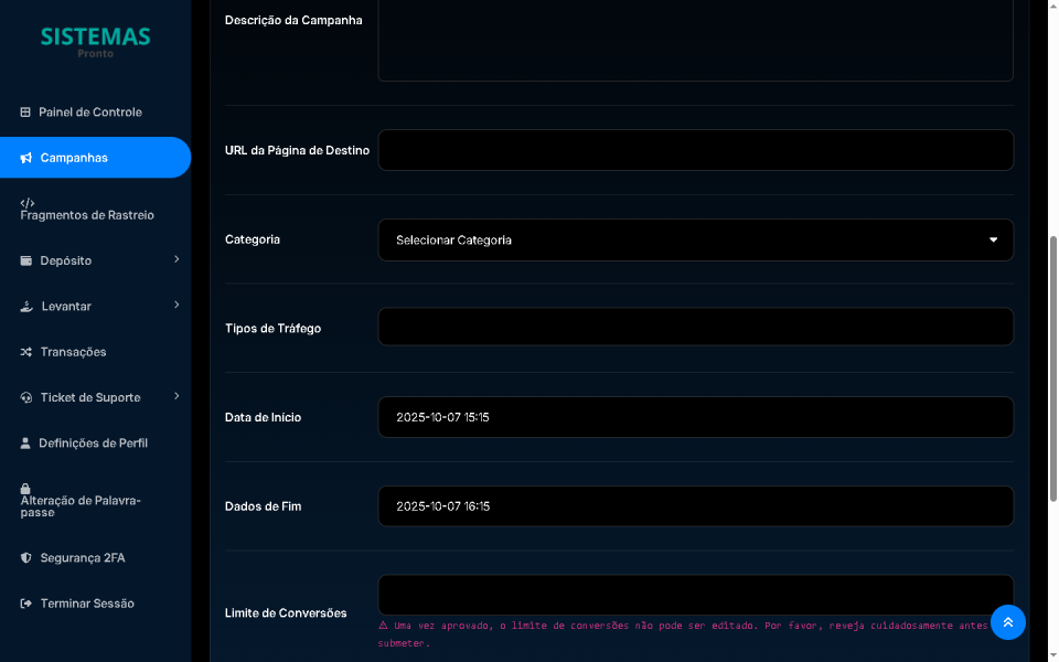 Script PHP Rede de Afiliados CPA